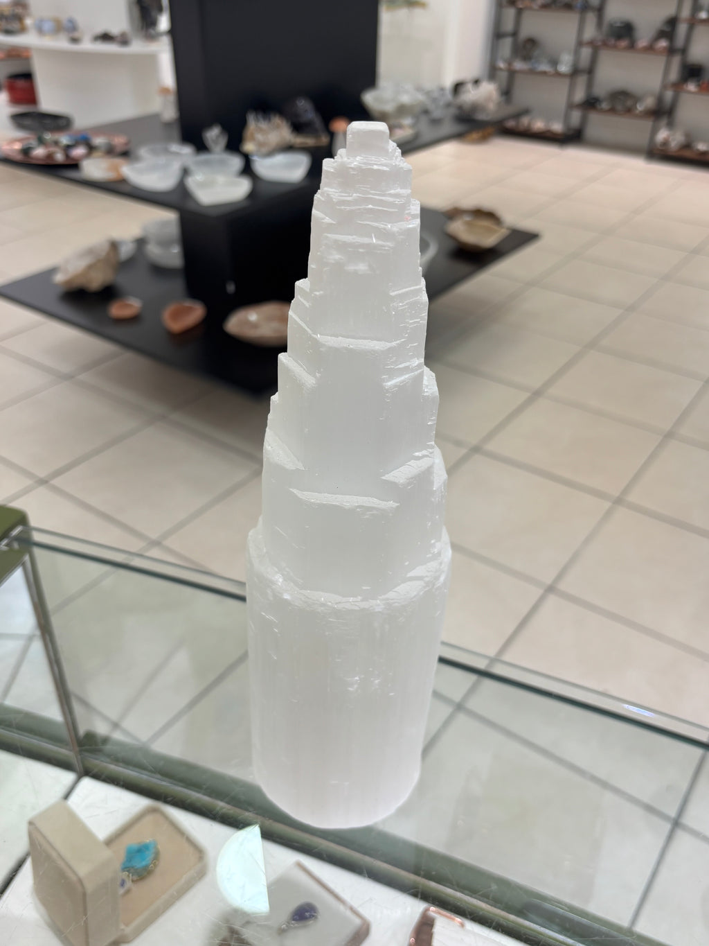 Selenite Tower 12”