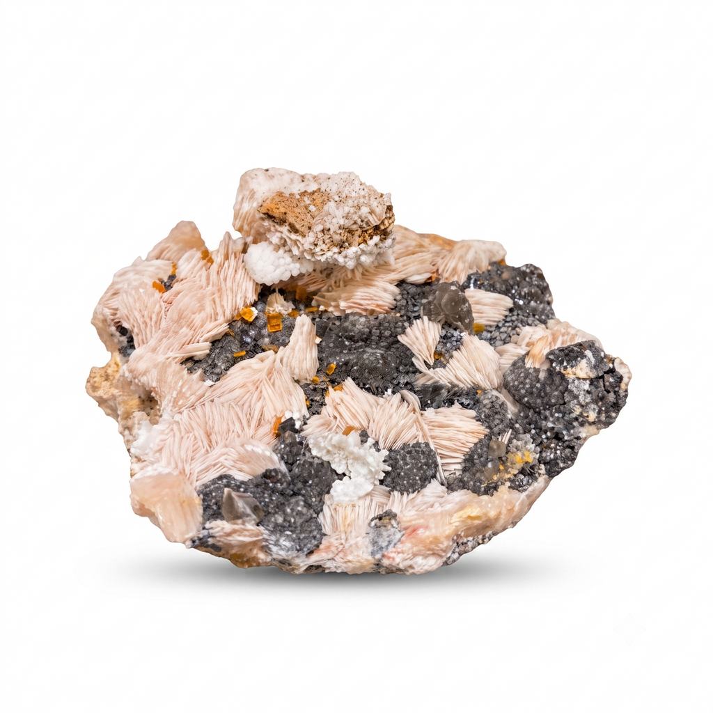 Stilbite & Apophyllite Mineral Specimen