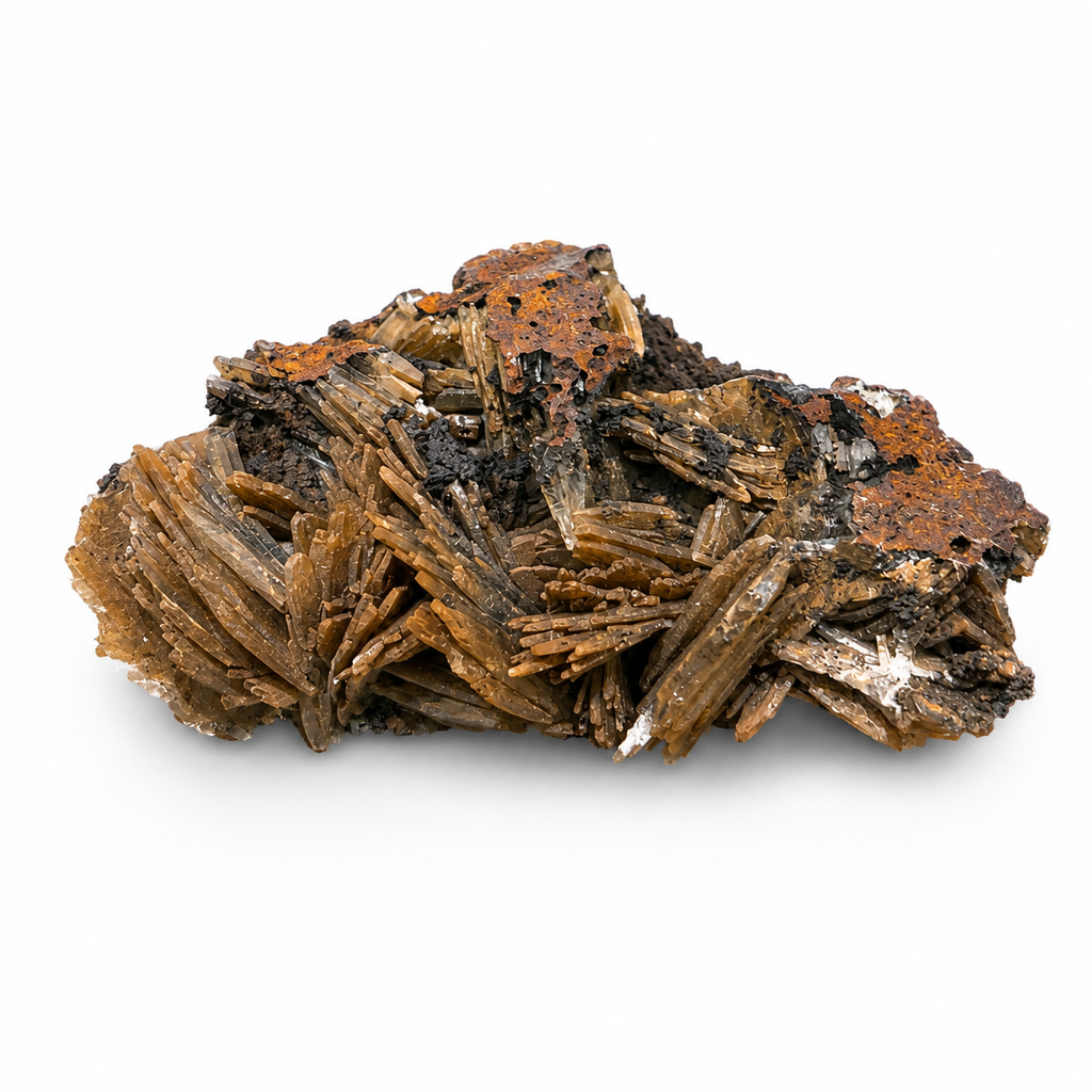 Brown Bladed Crystal Cluster