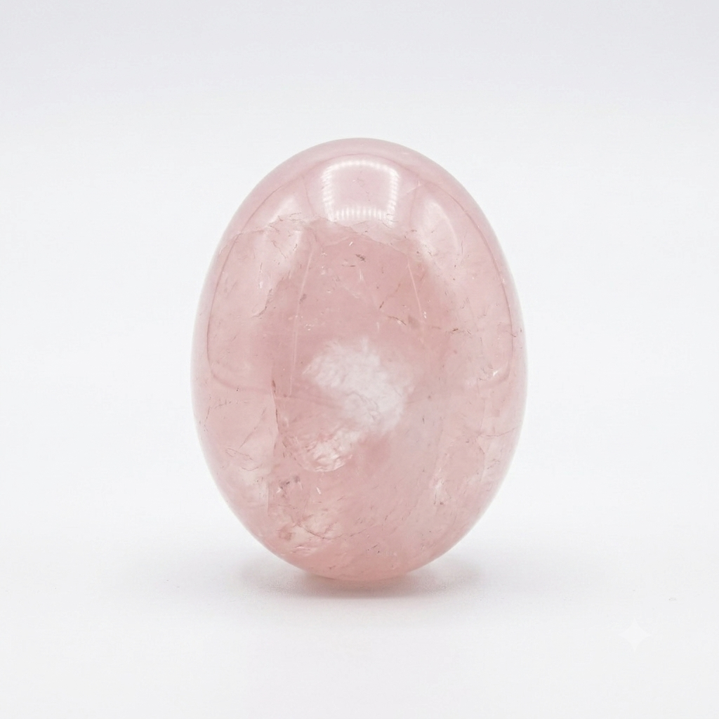 Rose Quartz Egg Specimen