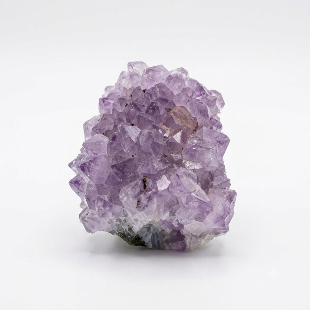 Amethyst Crystal Cluster Specimen