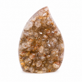 Smoky Quartz Druzy Freeform with Iron Inclusions