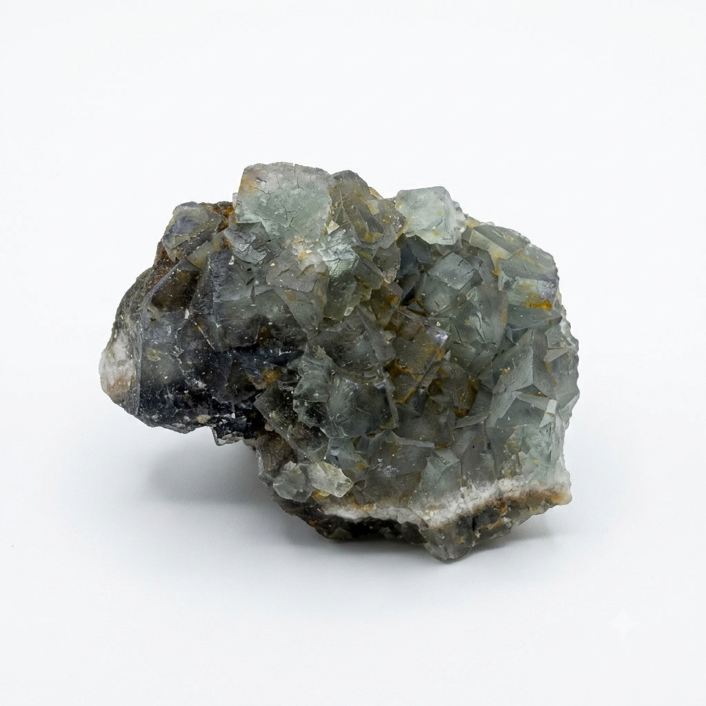 Green Fluorite Cluster Specimen