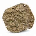 Pyrite Druzy Slice