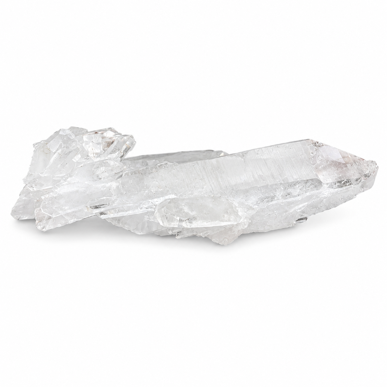 Clear Quartz Crystal Cluster