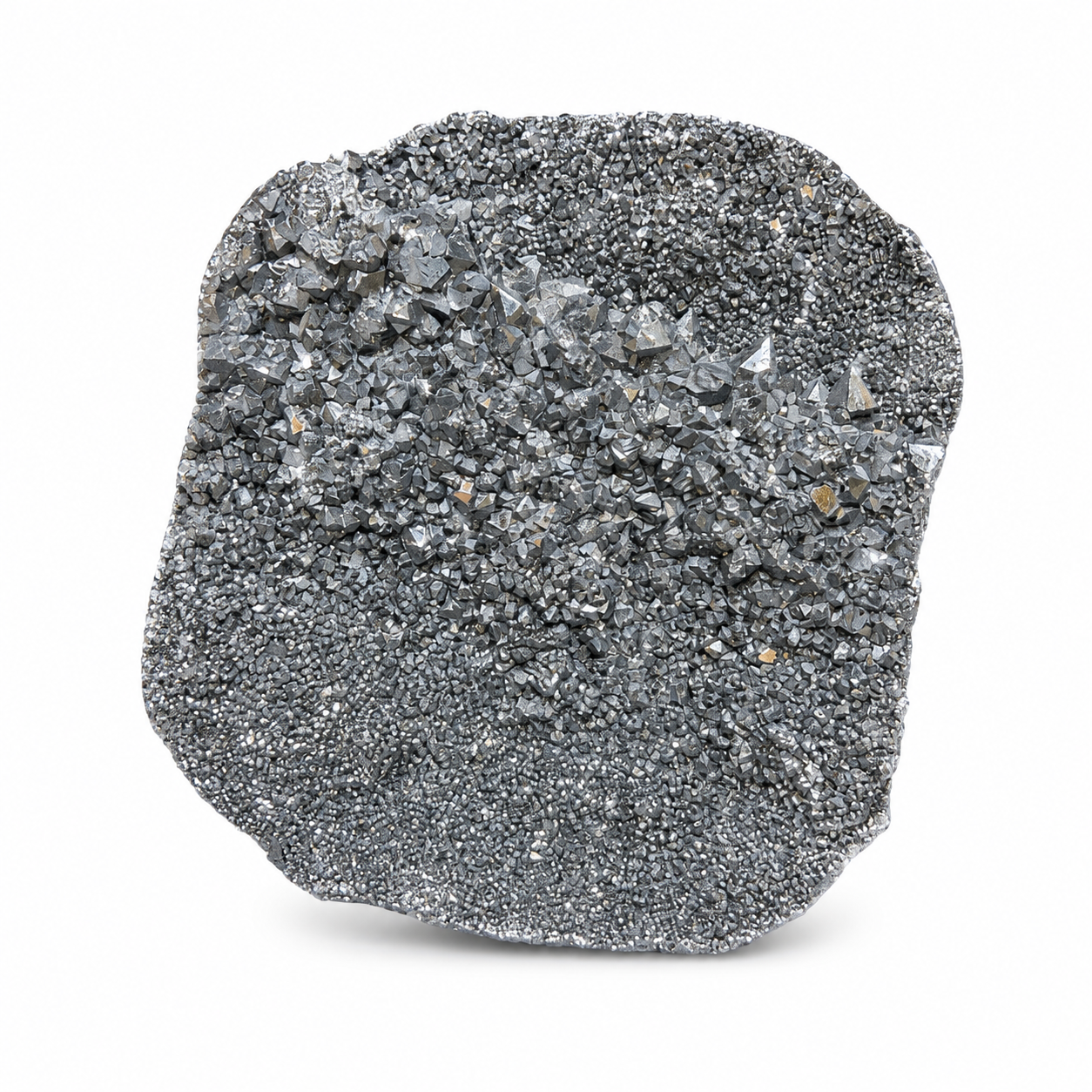 Hematite Druzy Slice