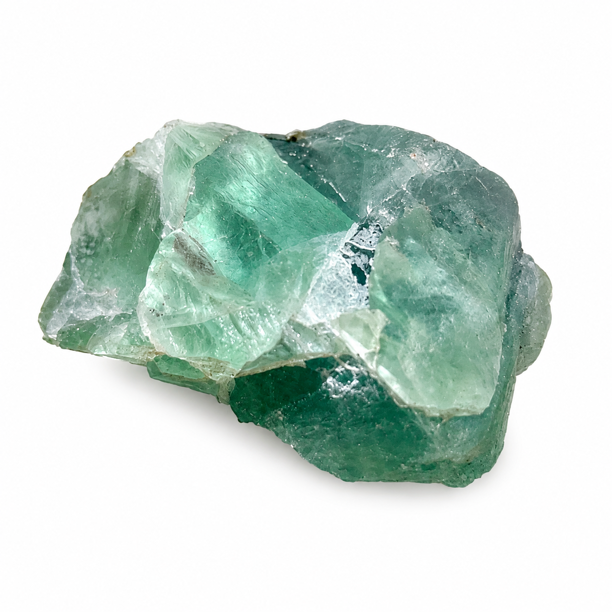 Green Fluorite Raw Crystal