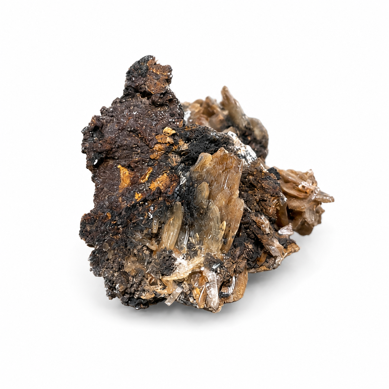 Barite Crystal Cluster on Matrix