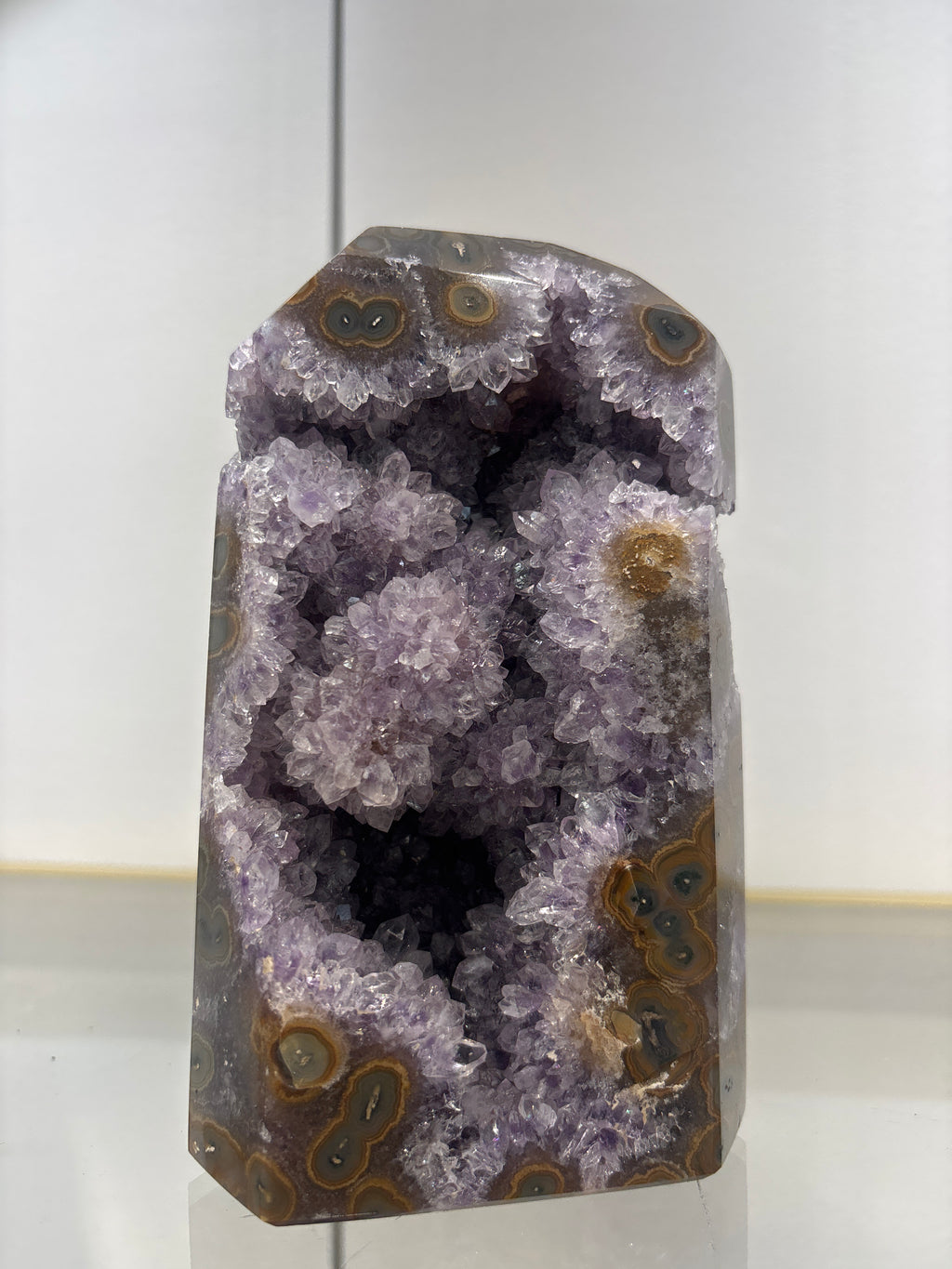 Amethyst agate cluster tower 44