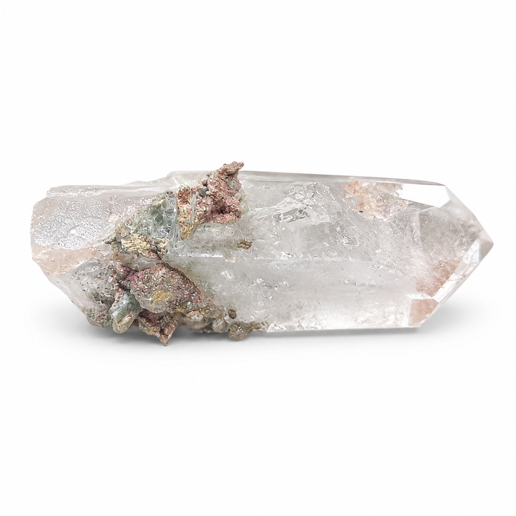 Clear Quartz Crystal with Mineral Inclusions