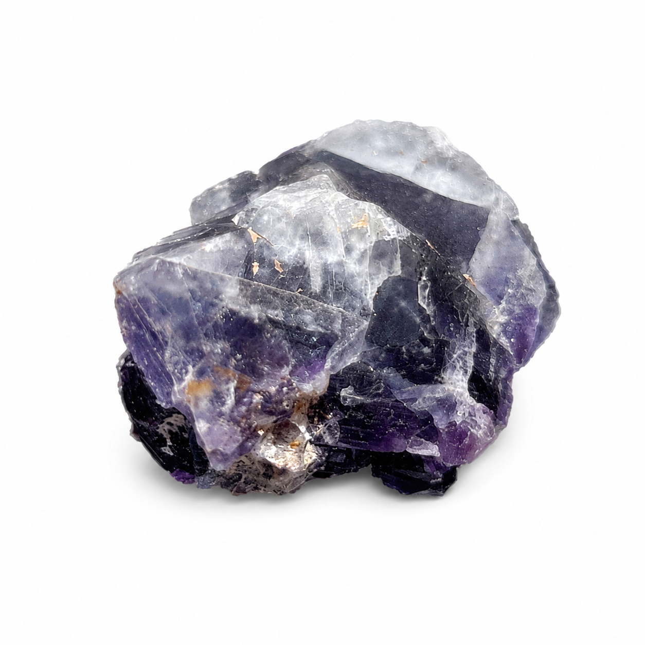 Purple Fluorite Crystal Cluster