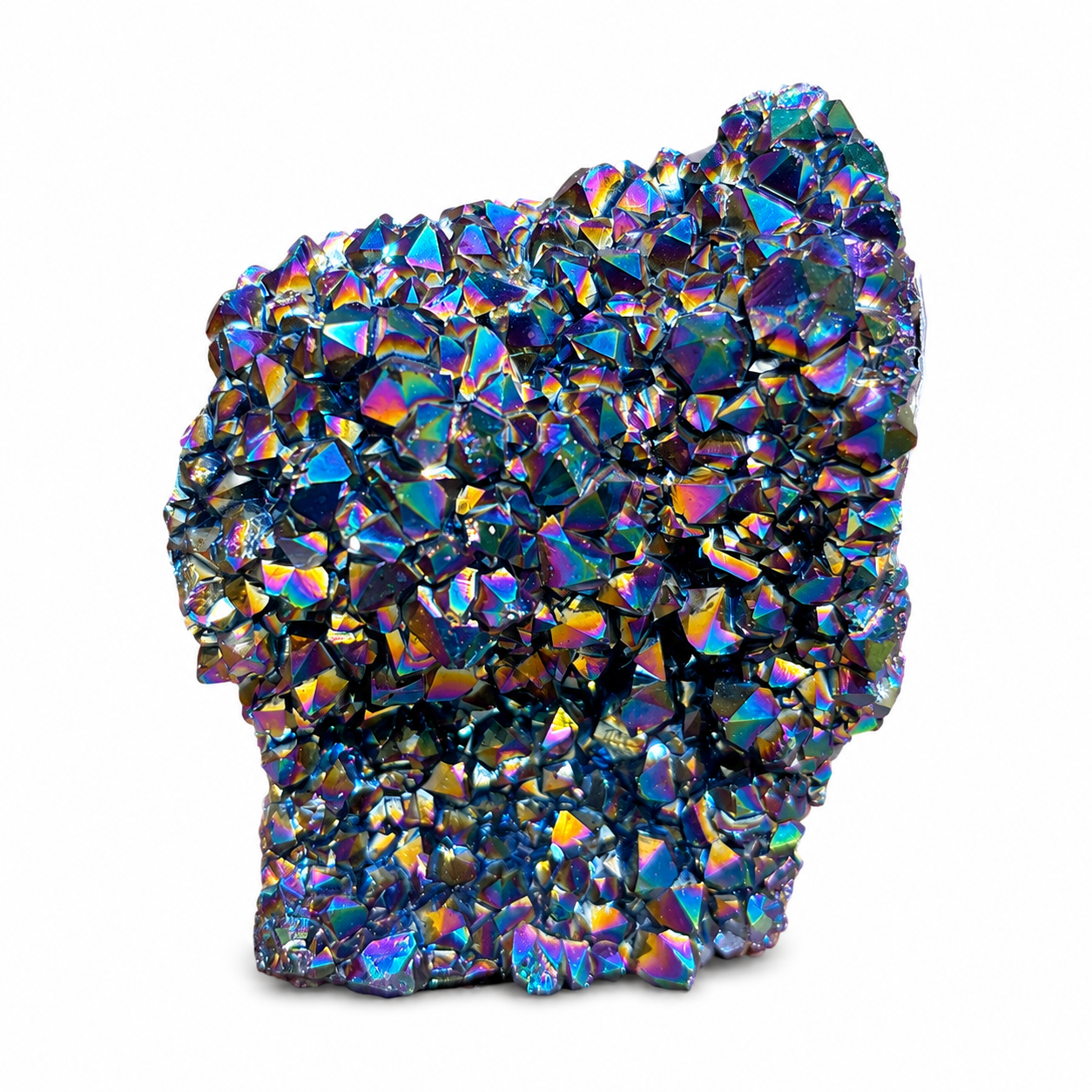 Titanium Aura Druzy Cluster