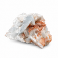 Blue Barite Crystal Cluster with Iron Oxide