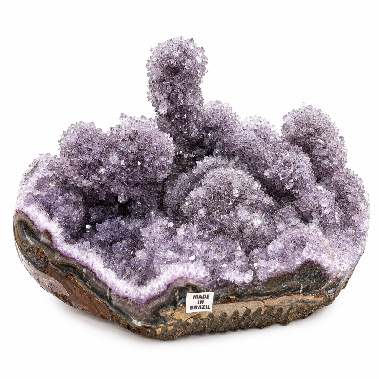 Brazilian Amethyst Stalactite Cluster