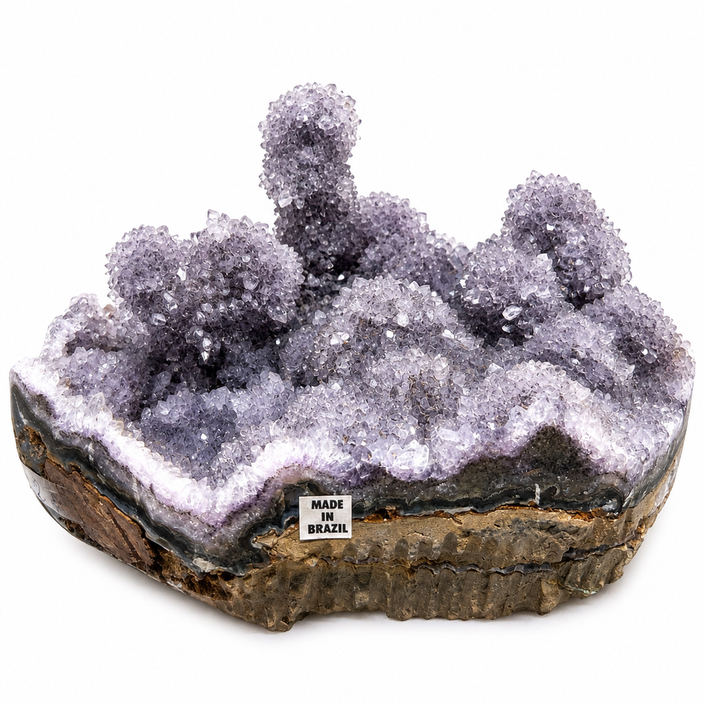 Brazilian Amethyst Stalactite Cluster