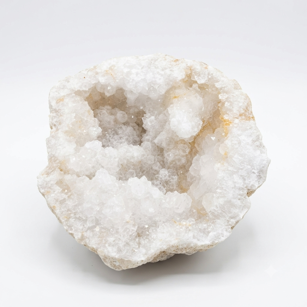 Clear Quartz Geode Bowl Specimen