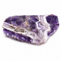 Chevron Amethyst Slice