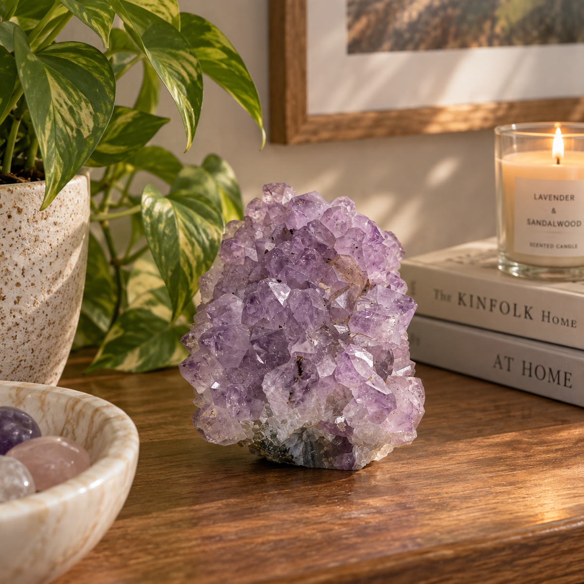 Raw Amethyst Crystal Cluster – Collector Mineral Specimen