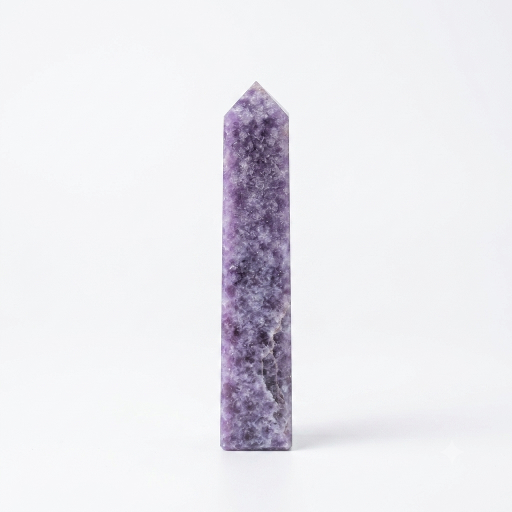 Lepidolite Crystal Tower