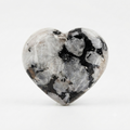 Black and White Graphic Mineral Heart