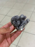 Druzy amethyst stalactite heart