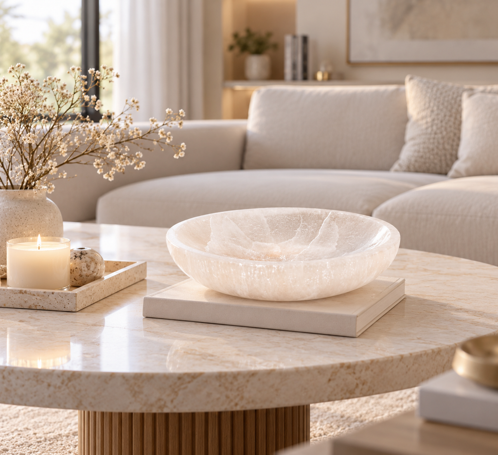 Selenite Crystal Offering Bowl