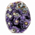 Amethyst Flower Agate Freeform