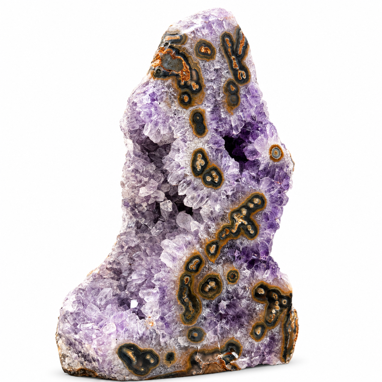 Amethyst Geode with Orbicular Agate