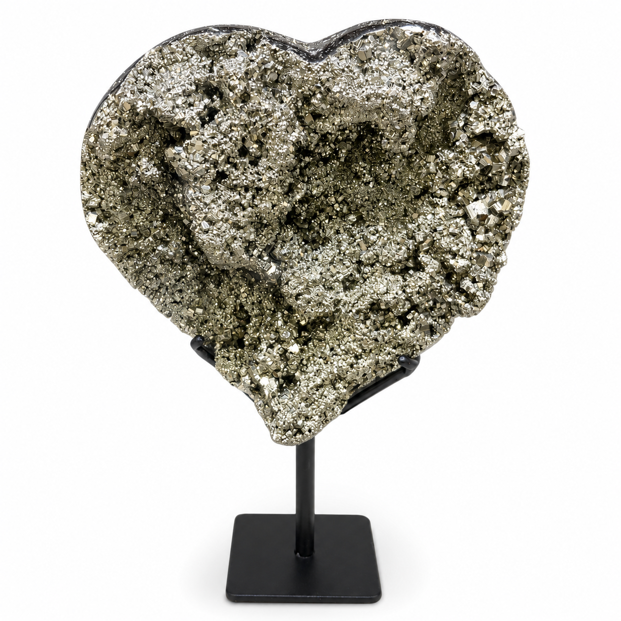 Natural Pyrite Heart