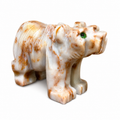 Carved Stone Bear Figurine
