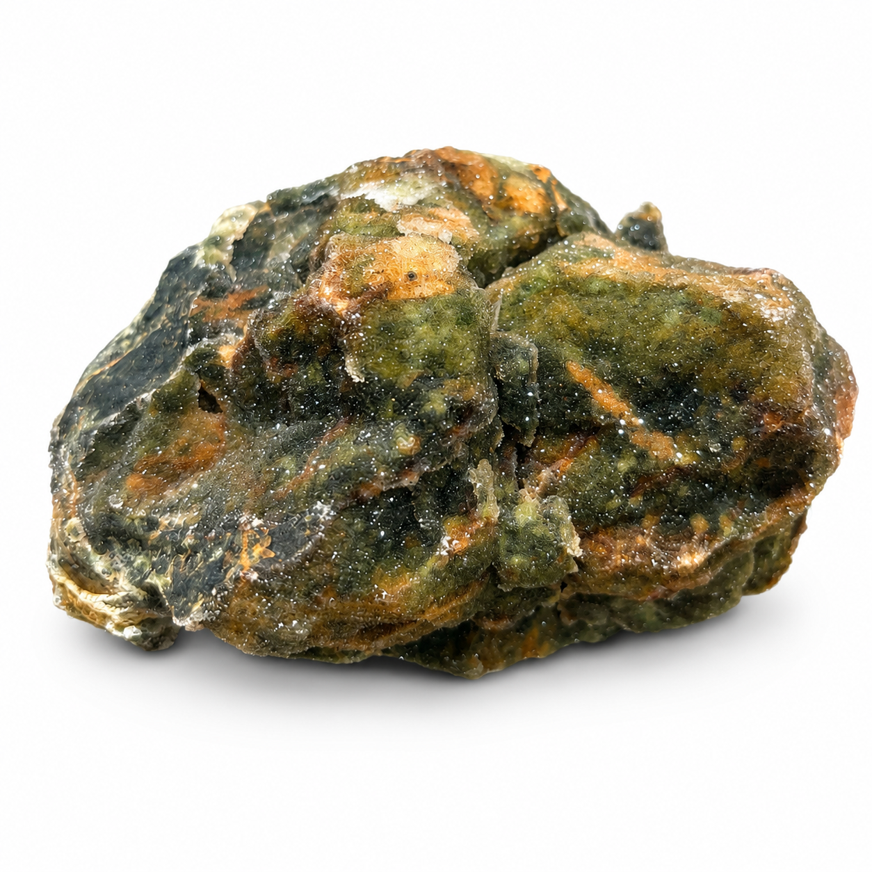 Green Druzy Mineral Specimen