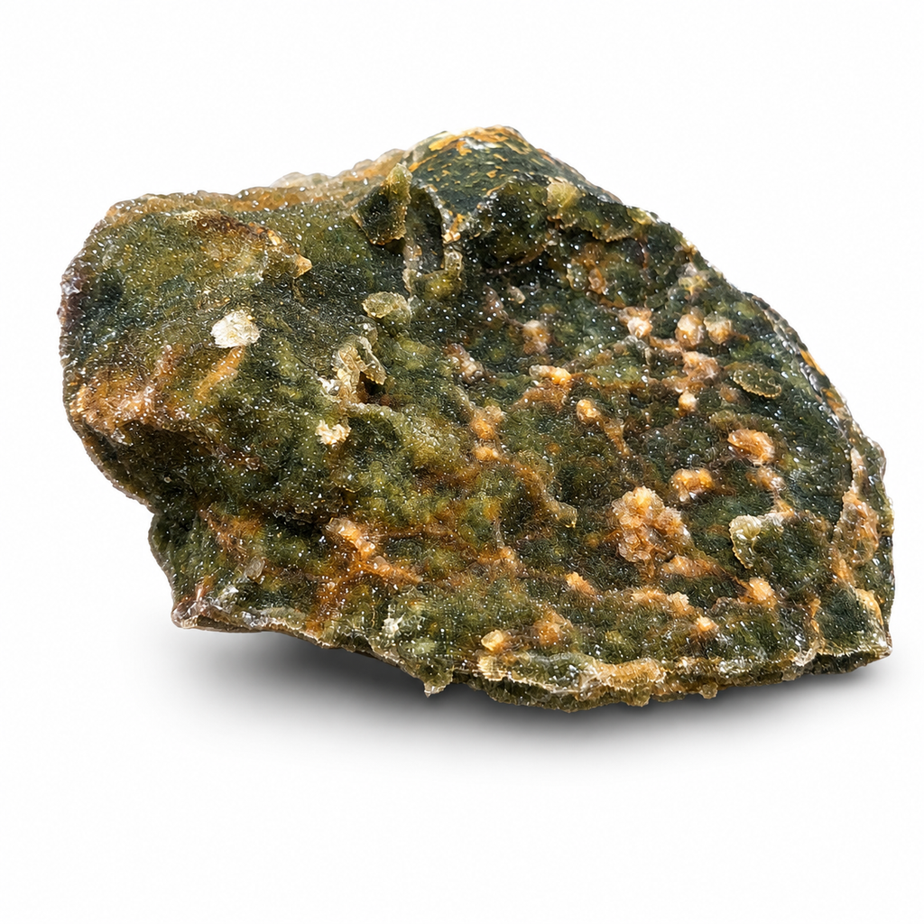 Green Druzy Mineral Specimen
