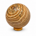 Banded Calcite Crystal Sphere