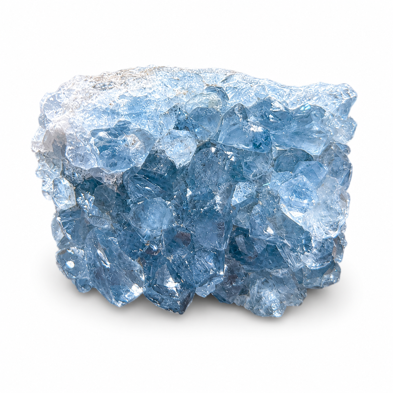 Blue Celestite Crystal Cluster