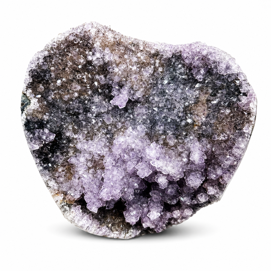 Natural Amethyst Druzy Crystal Cluster – Mineral Specimen