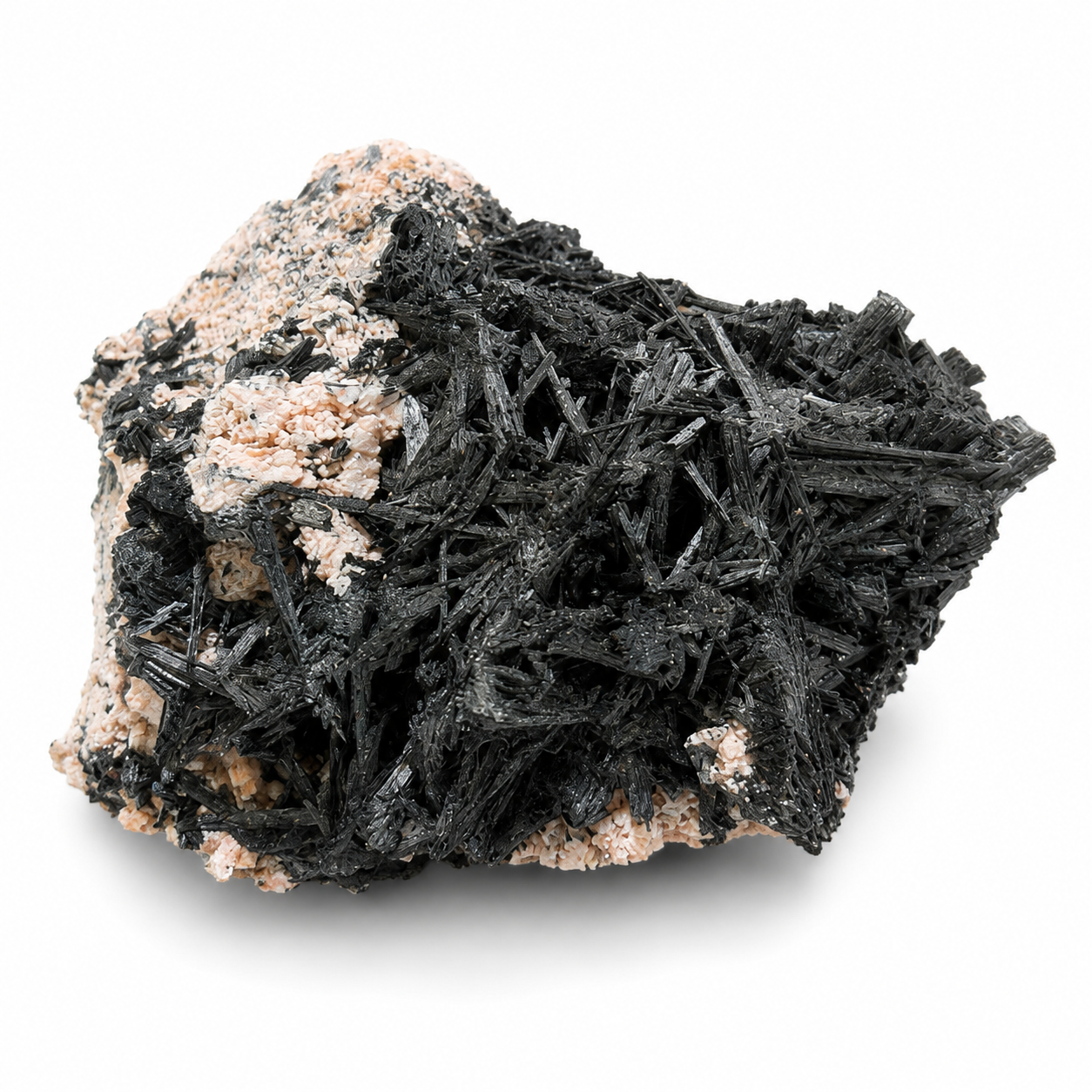 Black Tourmaline Crystal Cluster
