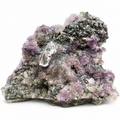 Amethyst with Calcite & Matrix Specimen