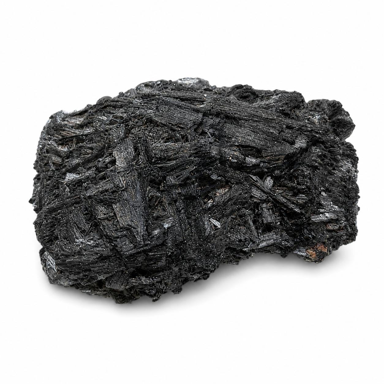 Natural Black Tourmaline Crystal Specimen