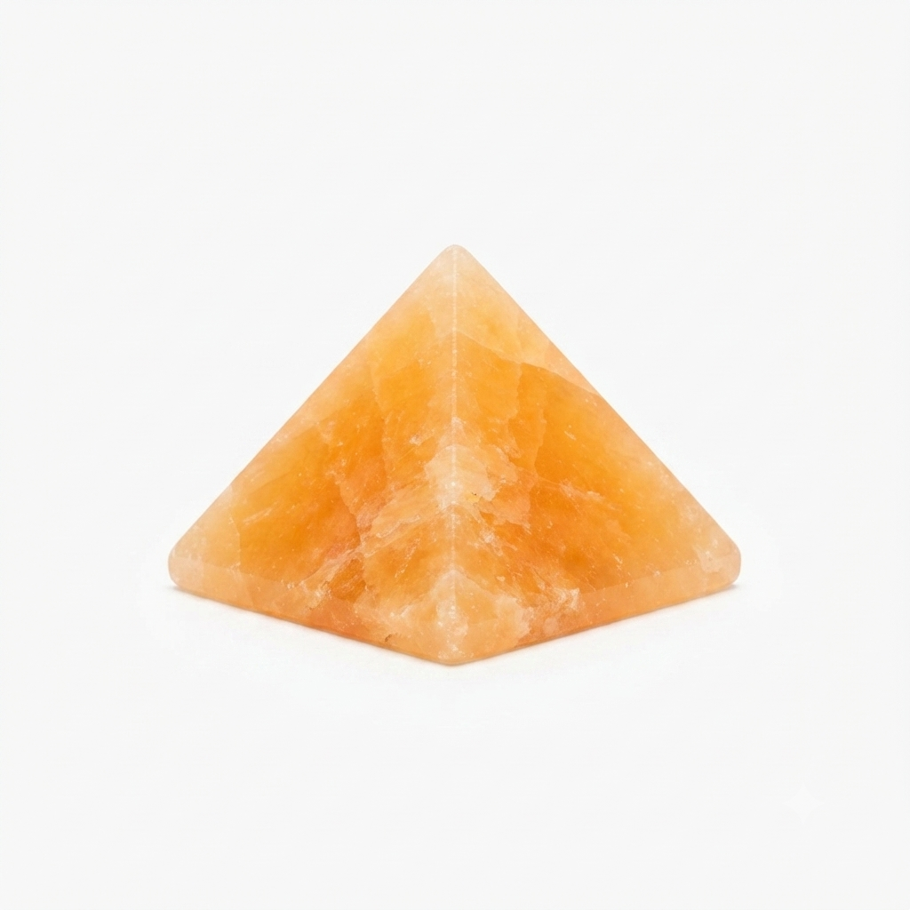 Orange Calcite Mini Pyramid