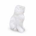 Clear Quartz Frog Carving