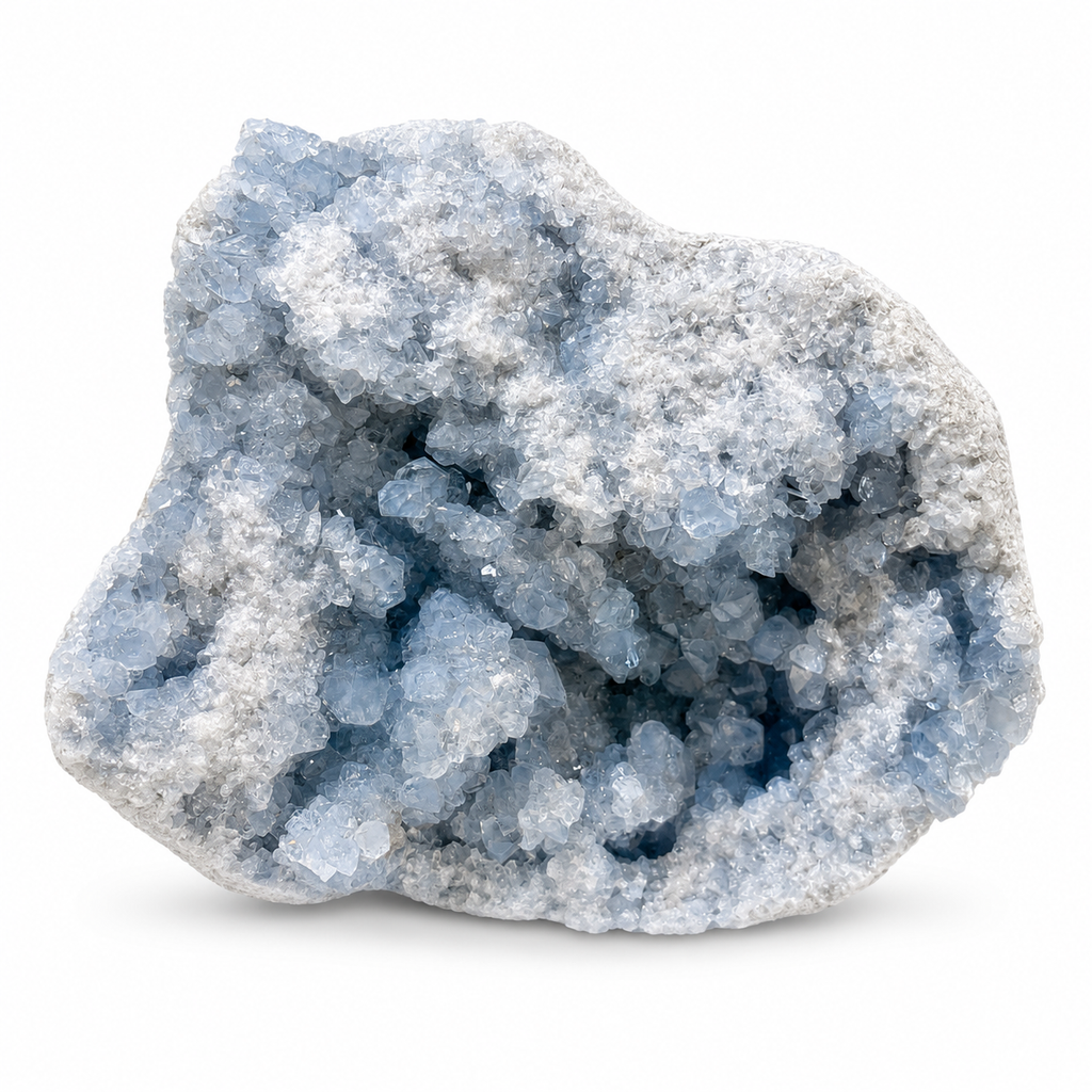 Blue Celestite Crystal Geode