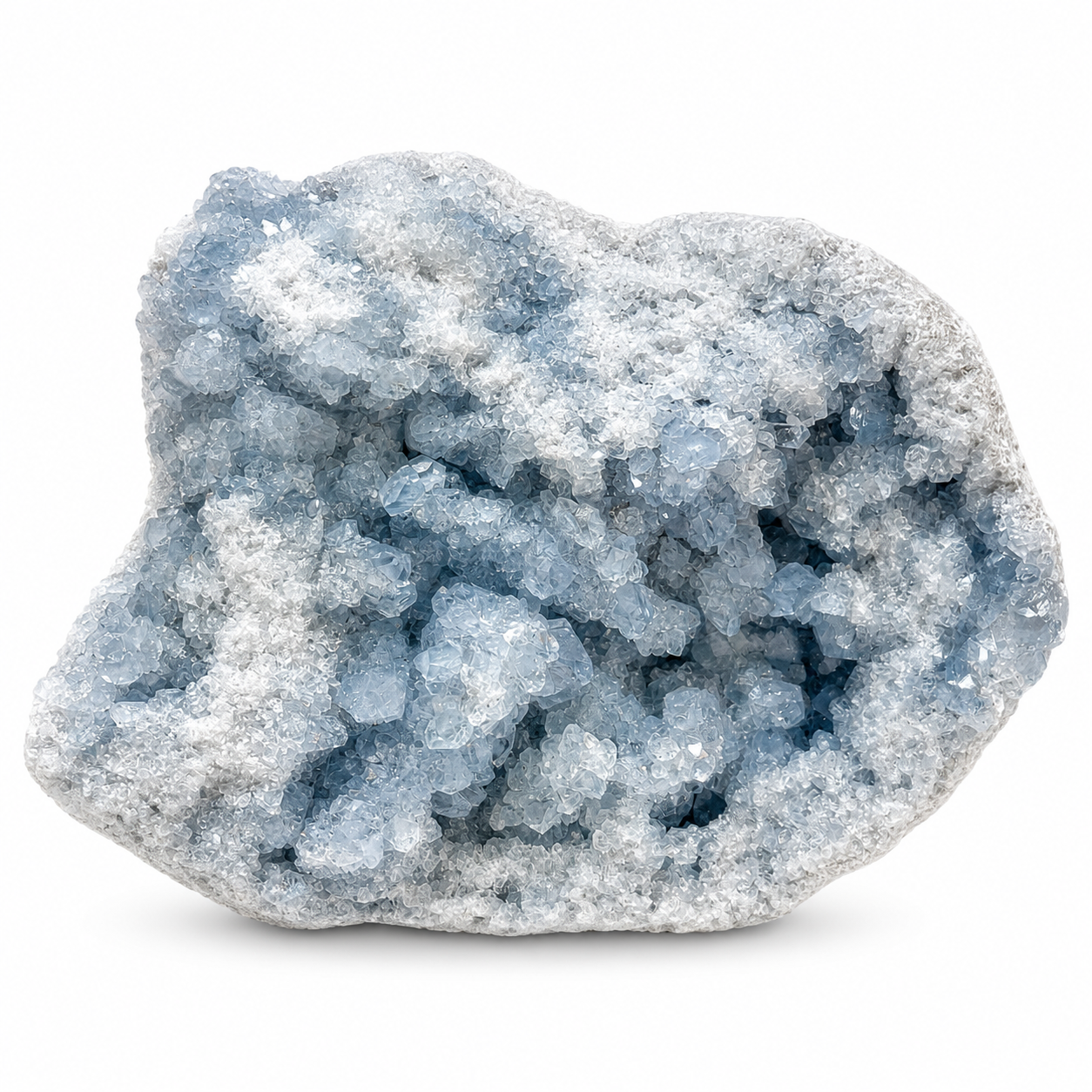 Blue Celestite Crystal Geode