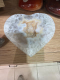 Natural Agate Crystal Heart – Polished Stone #159