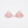Rose Quartz Crystal Pyramids