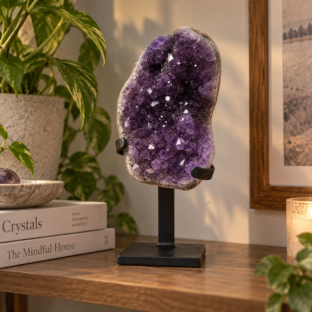 Amethyst on Display Stand – Uruguay