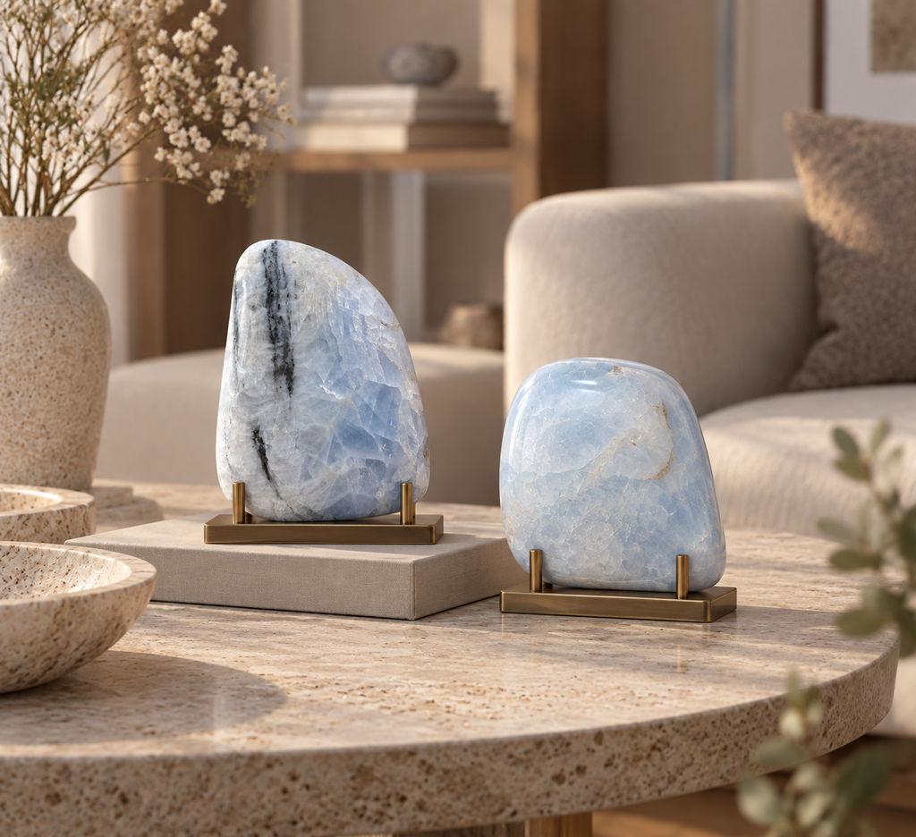 Blue Calcite Freeform