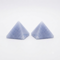 Blue Calcite Crystal Pyramids