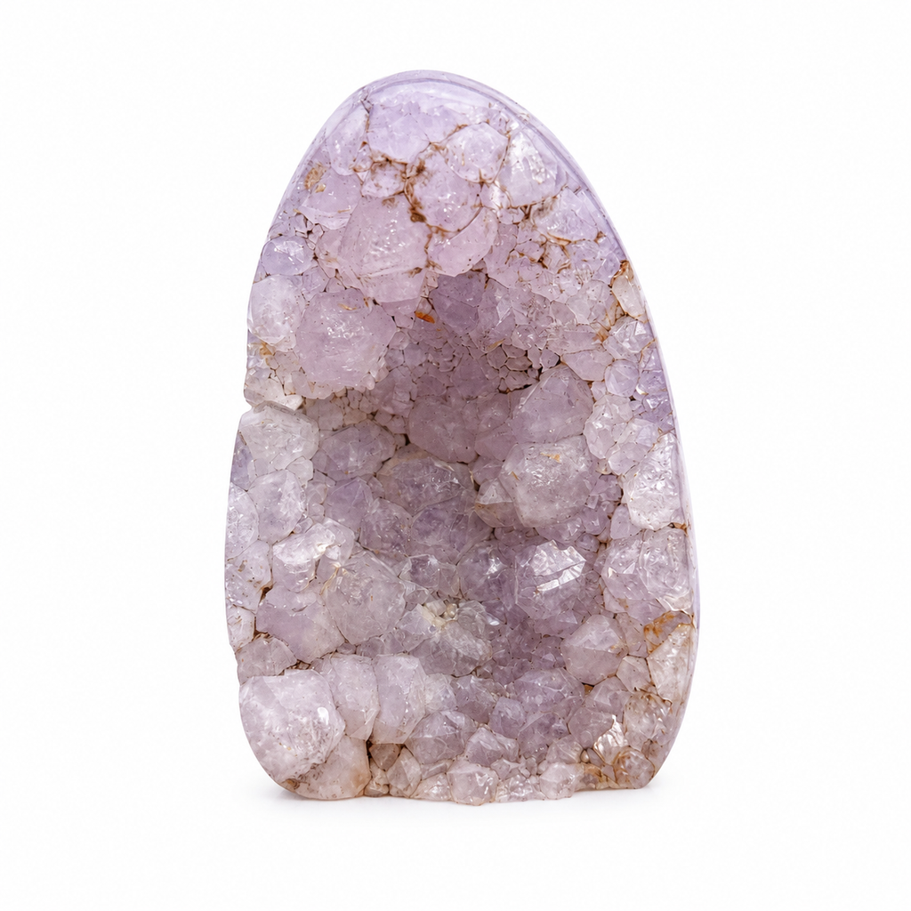 Pink Amethyst Druzy Freeform