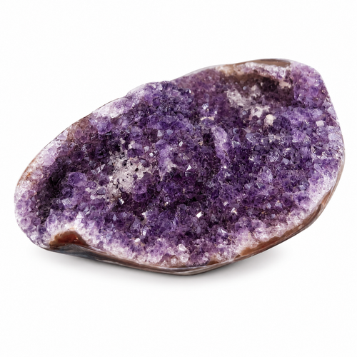 Amethyst Druzy Crystal Geode Bowl – Natural Mineral Specimen