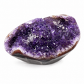 Amethyst Druzy Crystal Geode Bowl – Natural Mineral Specimen